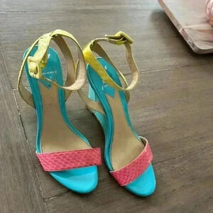 Brian Atwood wedge sandals